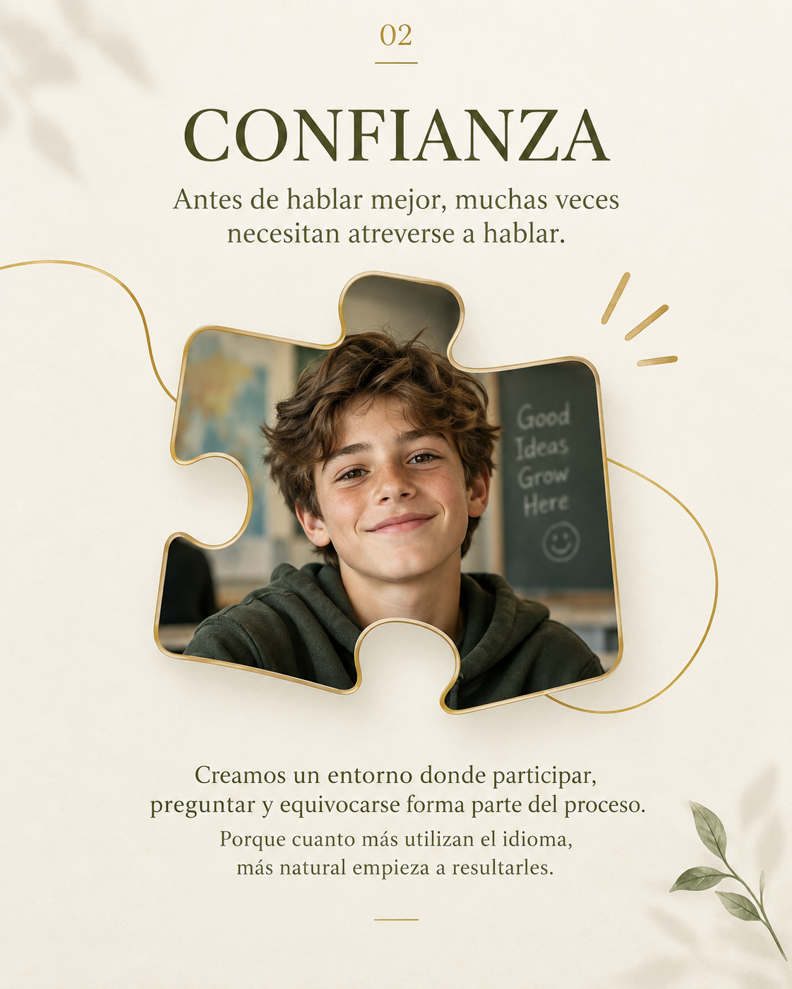 Confianza para hablar inglés en niños y adolescentes en WordPlay